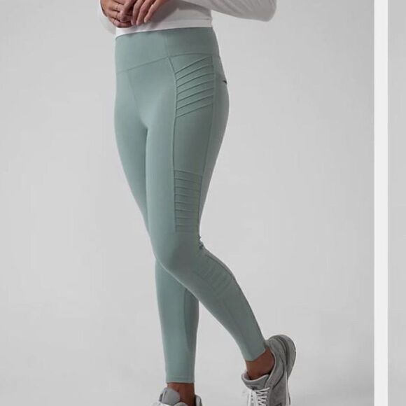ATHLETA Delancey Moto Tight Legging Size XS - Picture 1 of 7